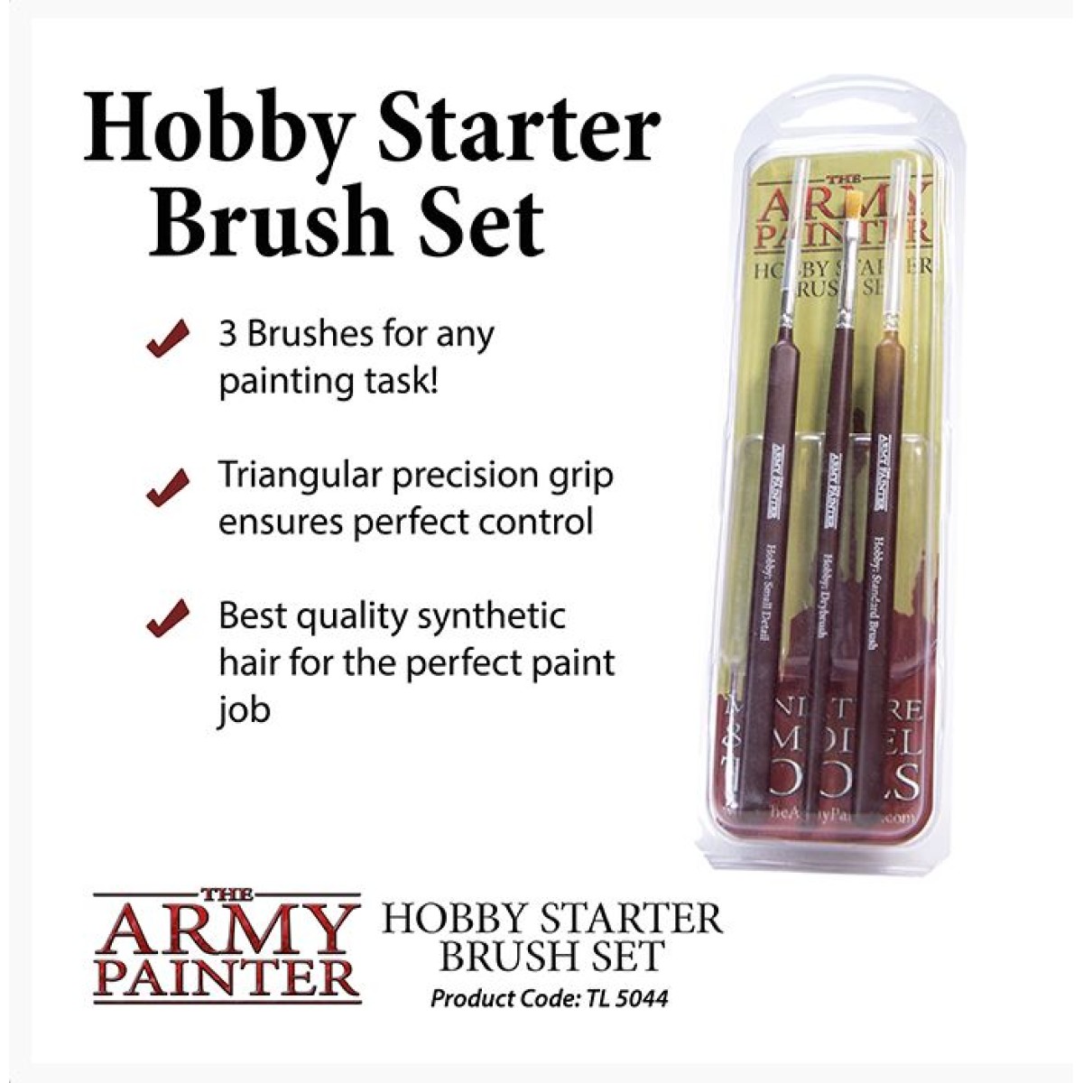The Army Painter Hobby Brush Starter set (2019)